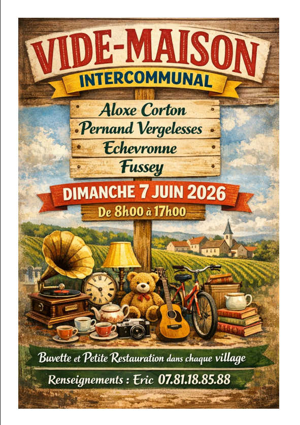 Affiche vide maison du 7 juin 2026